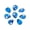Drop, variant on U8MO 12pcs Ocean Theme Handmade Lampwork Glass Beads DIY Summer Beach Craft 23 Style-Round C