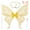 Yellow, variant on 5Pcs Fairy Wings for Adults, Fairy Butterfly Costume Set with Elf Ear Flower Wreath Headband Star Wand Wrist Wreath, Fairy Costume Accessory for Party, Cosplay