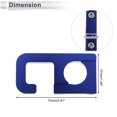 thumbnail image 4 of Gancho Colgante para Motocicleta Cuadrado Soporte para Casco de Motocicleta Equipaje para Scooters Bicicletas Azul 74mm de Longitud, 4 of 7