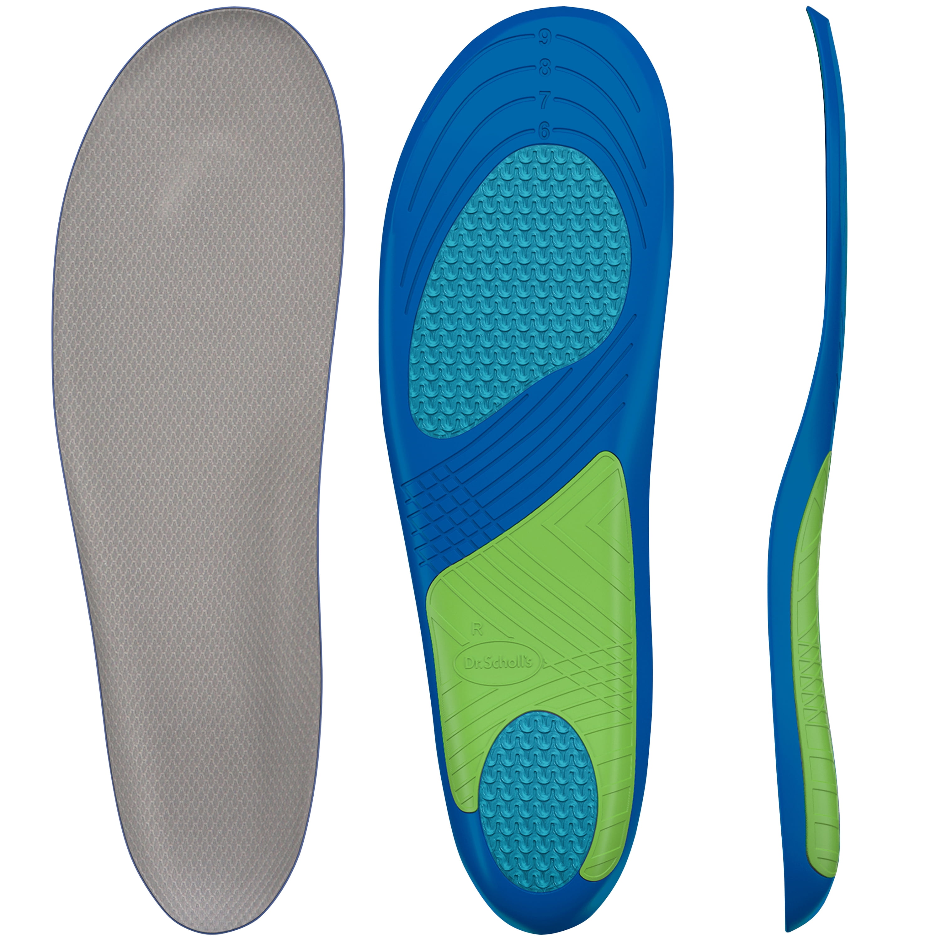  VSUDO Arch Support Sports Shoe Insoles, Shock Absorption Shoe  Inserts for Men or Women, High Elastic Athletic Running Insoles for Sneakers  or Running Shoes - L : Health & Household