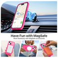 thumbnail image 4 of Funda magnética BENTOBEN para iPhone 15 6.1 rosa intenso, 4 of 9