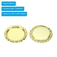 thumbnail image 4 of Uxcell 1" Flat Decorative Bottle Caps Craft Bottle Pendant Trays Double Sides Printed Gold Tone 50 Pack, 4 of 6