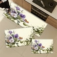 thumbnail image 2 of CCTFS Flowers and butterflies reflect spring Fall Kitchen Mats Set of 2,Xmas Winter Seasonal Farmhouse Home Seasonal Decorations Rugs for Floor - 16''*24'' and 17''*47'' in, 2 of 10