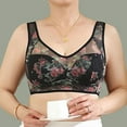 thumbnail image 4 of Audhol Lace Bralette Push Up Bra Black 3XL, 4 of 8