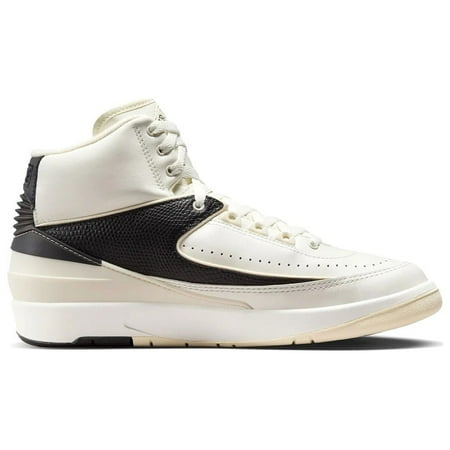 Nike Air Jordan 2 DX4400-100 Sneakers Women's Sail Leather Lifestyle Shoes LR153 (White,9.5)
