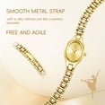 thumbnail image 4 of LIEBIG Small Gold Watches for Women Dainty Analog Ladies Quartz Watch Oval Case Waterproof, 4 of 9