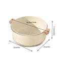 thumbnail image 2 of Strainers And Colanders Fruit Strainer Versatile Double Layer Drain Basket Cleaning Bowls Colander Set For Wash Rice Fruits Vegetables Clean, 2 of 6