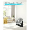 thumbnail image 4 of BLACK+DECKER BFF16B 16-In. 3-Speed Portable Floor Fan with Adjustable Tilt, Black, BFF16B, 4 of 7