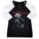 thumbnail image 1 of Bob Dylan - Camiseta Sound Check de Algodón Raglan para Mujer (Negro, Blanco), 1 of 2
