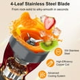 thumbnail image 2 of HoninJoy Portable Blender, Compact Personal Blender for-Smoothies, Shakes, Food Prep, and Frozen Blending, 20-oz. Cups and Spout Lids, Grinding Cup, 2 of 8