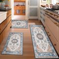 thumbnail image 2 of Kitchen Rugs Sets of 3 Non Slip Washable Kitchen Mats for Floor, Waterproof Kitchen Runner Rug, Floor Mat Carpet for Entryway, Laundry, Sink, Hallway, Bathroom, 2 of 12