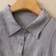thumbnail image 5 of Neewe Women's Sleeveless Button Down Shirts Collared Dressy Casual Blouses Loose Office Tank Tops, 5 of 7