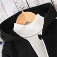 thumbnail image 5 of Coerni Boys Girls Zip Up Hoodie Sweatshirt Kids Hooded Winter Jacket Cotton Athletic Hoodie Classic Solid Jackets with Pockets, 5 of 8