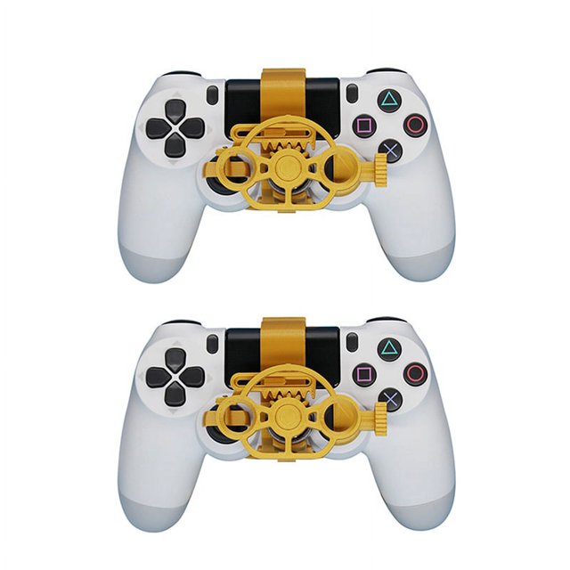 2X Gaming Racing Wheel Mini Controlador de Juego de Dirección para Accesorios Impresos En 3D