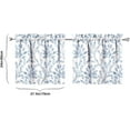 thumbnail image 6 of Farmhouse Kitchen Curtains 24 Inch Length Country Window Curtain Over Sink Rustic Small Short Tier for Bathroom Cafe Rod Pocket (2 Panels, 27.5" W x 24" L), 6 of 6