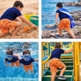 thumbnail image 2 of INGEAR Little Boys Quick Dry Beach Board Shorts Kids Swim Trunks UPF 50+ Swimsuit with Pockets, 2 of 6