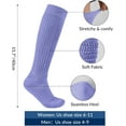 thumbnail image 5 of 1Pair Slouch Socks Women Knit Knee High Boot Long Sock Cotton Tube Scrunch Sock for Women, 5 of 7