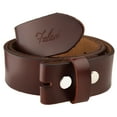 thumbnail image 4 of Falari Replacement Genuine Leather Belt Strap Without Buckle Snap on Strap 1.5" Wide 8005, 4 of 6