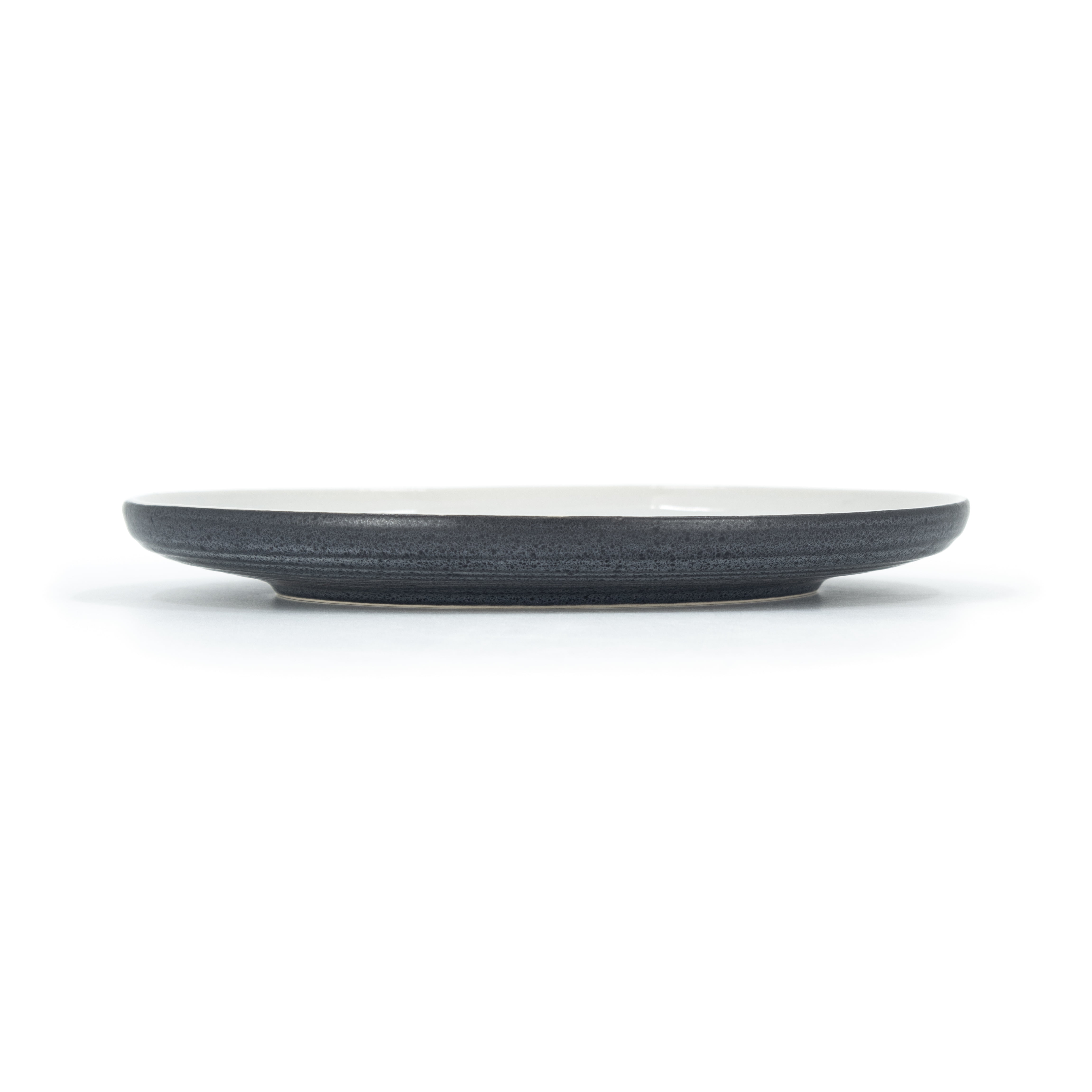 Assiette plate SAB Trent 10 pouces gris foncé