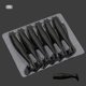 thumbnail image 1 of 6pcs Fishing Lure Soft 80mm TPR Plastics Baits Lure Artificial Baits Floating Crazy Soft Worm He Qiyong unisex, 1 of 2