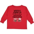 thumbnail image 3 of Inktastic Firefighter Volunteer Fireman Boys Long Sleeve Toddler T-Shirt, 3 of 5