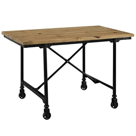 Modern Contemporary Urban Design Industrial Antique Vintage Style Modern Contemporary Urban Design Industrial Antique Vintage Style Work Home Office Office Desk, Brown, - Modern Contemporary Urban Design Industrial Antique Vintage Style