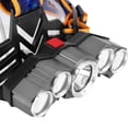 thumbnail image 4 of Linterna Frontal LED Alta Potencia,20000lm Lámpara de Cabeza Impermeable Súper Brillante Al Aire Libre USB Recargable Faro 5 LEDs Luz Cabeza Antorcha para Acampar Correr Pesca Ecomeon no, 4 of 6
