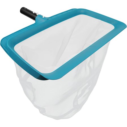 Professional Pool Skimmer Net, Upgraded Extra Wide Scoop Edge, Swimming Leaf Rake with Ultra Fine Mesh Deep Nylon Net Bag - Pool Nets for Cleaning Leaves, Debris (Not Pole)