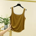 thumbnail image 3 of Gfyviroh Women's Tank Tops Square Neck Solid Color Thin Undershirts Sleeveless Soft Breathable Loungewear Tops, 3 of 3