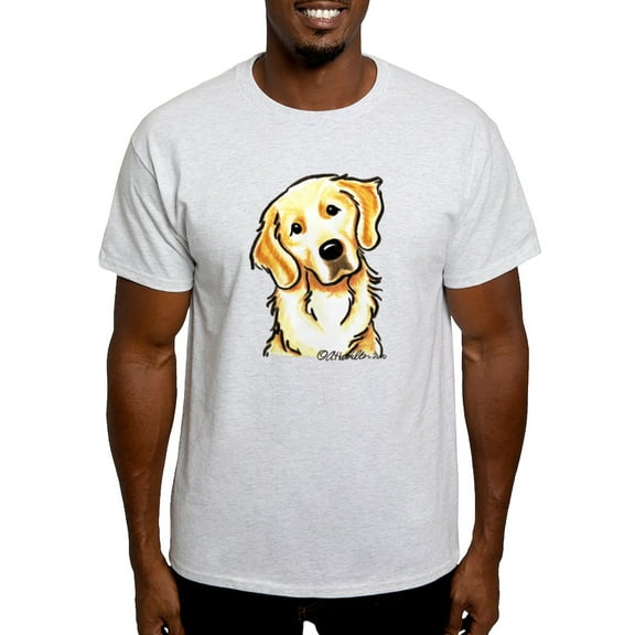CafePress - Golden Retriever Portrait Light T Shirt - Men's Classic Graphic T-Shirt