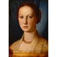 thumbnail image 2 of Agnolo Bronzino 14x18 Gold Ornate Wood Frame and Double Matted Museum Art Print Titled - Costanza Da Sommaia (ca. 1540), 2 of 4