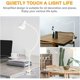 thumbnail image 4 of Clip On Lamp Liseuse 3 Modes De Couleur 3000-6500k 10 Luminosit Dimmable 360 ​​Flexible Col De Cygne Led Lampe De Bureau Avec Pince Protection Des Y, 4 of 5