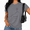 Grey, variant on Women's Easter Pal Gift Bare Line Sketch Hill Cross Risen Minimal Faith Short Sleeve Crewneck Blue Tops
