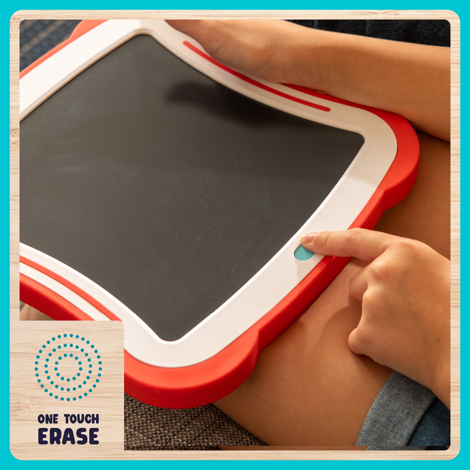 Chuckle & Roar Mess-Free Finger Painting Tablet for Children Ages 3+ with Stylus by Buffalo Games