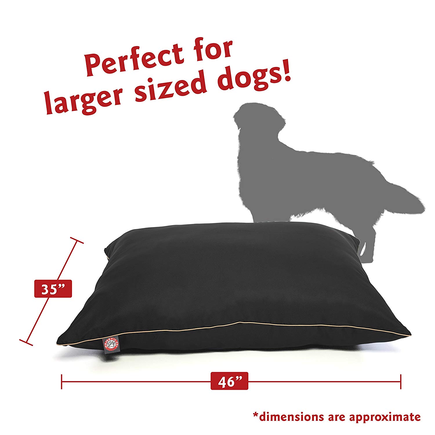 Majestic Pet Super Value Machine Washable Dog Bed, Large photo 4