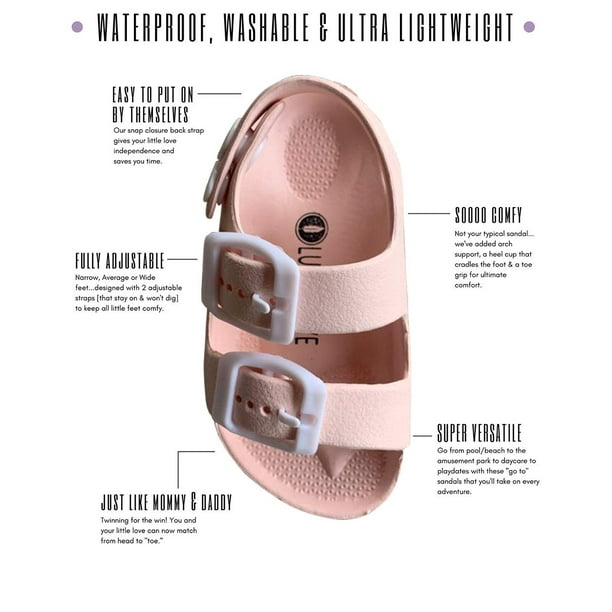 Girls sandals best sale for narrow feet