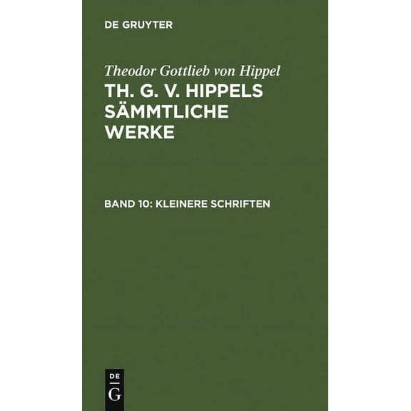 Kleinere Schriften, (Hardcover)