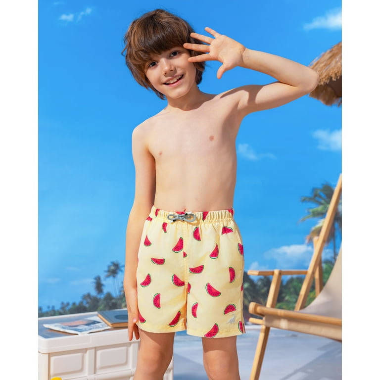 SURF CUZ Boys Swim Trunks Toddler Swim Shorts UPF 50+ Bathing Suit