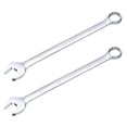 thumbnail image 1 of 2packs 18mm Combination Wrench with Offset 12-Point Box End and Angled Open End, 1 of 6