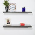 thumbnail image 2 of Set of 2  Modern and Contemporary Black oak Floating Shelf - 31.5*9.25*1.5 inches, 2 of 5