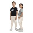 thumbnail image 3 of Kids 4-7 Nike Sportswear Club Large Logo Fleece Joggers Color: Beige Size: 6, 3 of 4