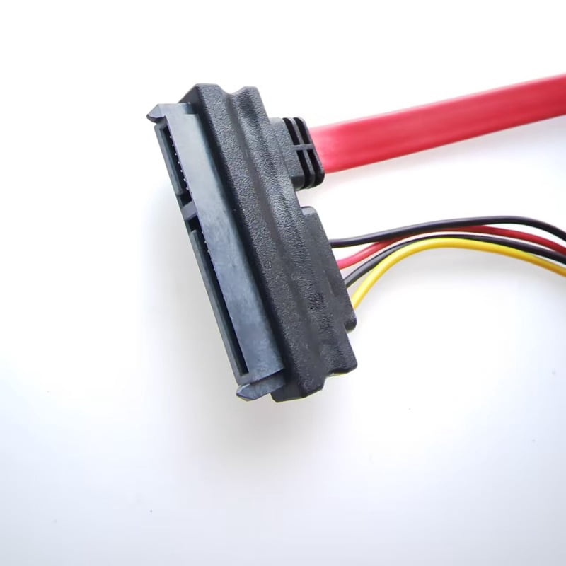 7+15 22pin SATA Hard Disk Drive EH2.54 4pin Power Data Cable 2in1 For HTPC HIN MINI ITX 10cm