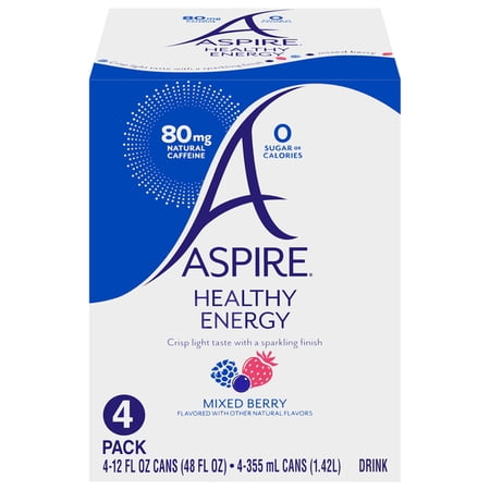 Aspire Energy Mixed Berry 4 Pack (6 Pack) 48 fl oz