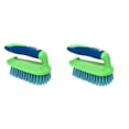 thumbnail image 5 of Dependable Industries 2 Pack Multi Purpose Plastic and Nylon Bristle Household Cleaning Scrub Brush, 5 of 8