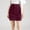 Red, variant on Dpytoraw Women's Corduroy Mini Skirt High Waist Slim Fit Autumn Winter Short Corduroy Skirt Maxi Skirts Women Casual Brown