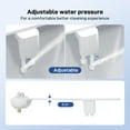 thumbnail image 4 of Ultra-Slim Bidet Attachment Non-Electric Water Bidet Toilet Seat Attachment with Pressure Controls,Retractable Self-Cleaning Dual Nozzles for Frontal & Rear Wash, 4 of 6