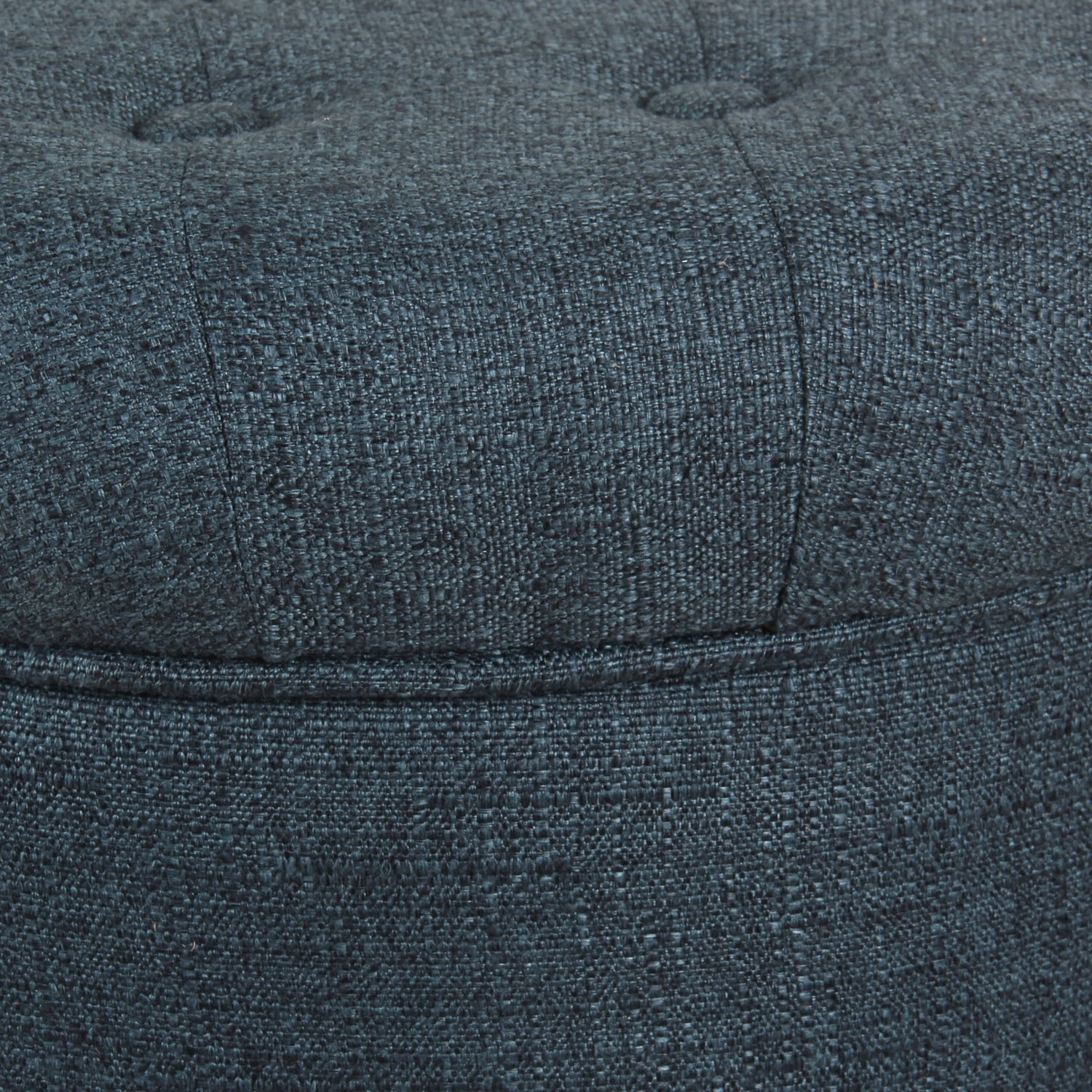 HomePop Tufted Round Ottoman with Storage, Multiple Colors