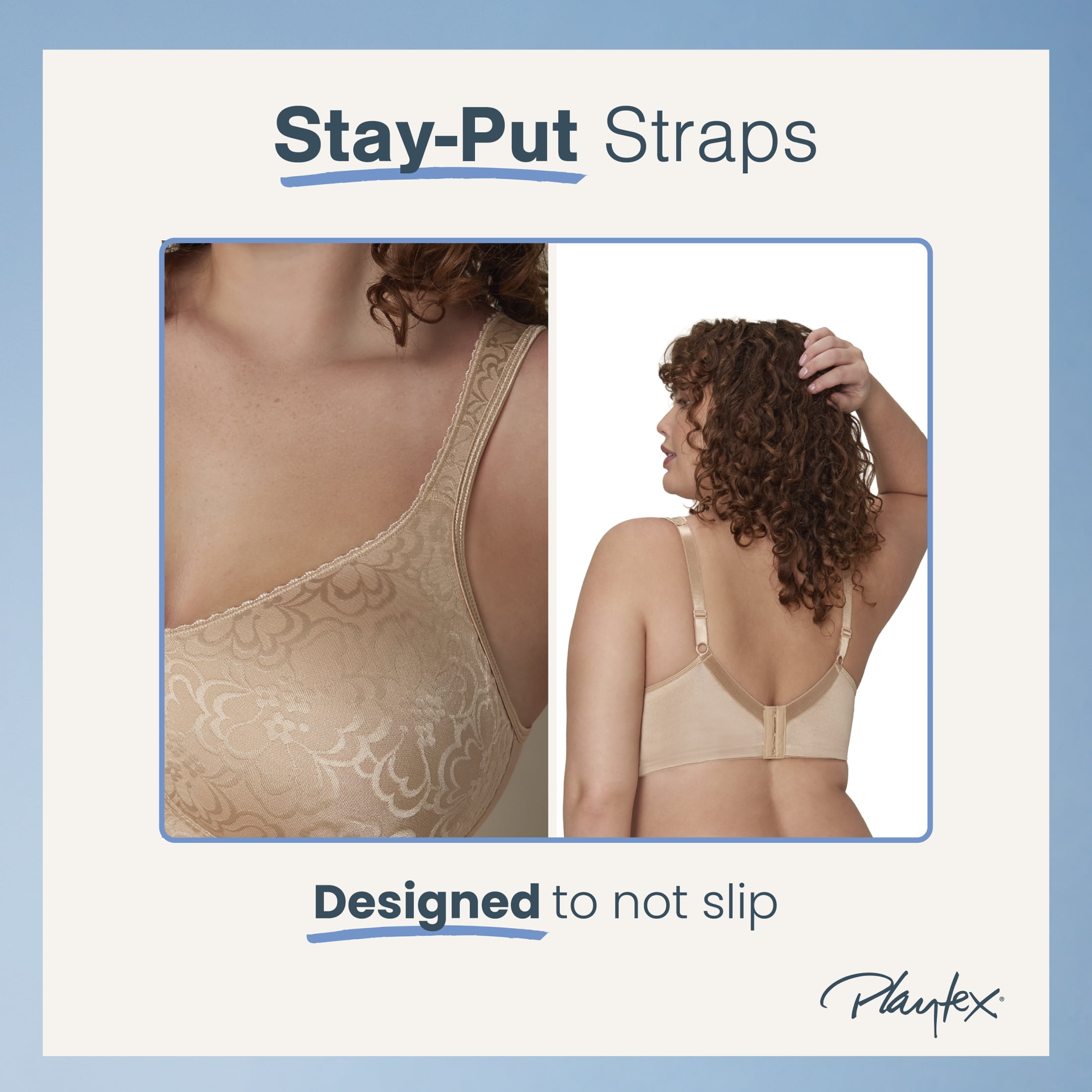 Playtex Women's 18 Hour Ultimate Lift & Support Smoothing Wireless Bra - Moisture-Wicking