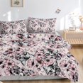 thumbnail image 3 of Juego de Funda Nórdica Gato Tamaño King, Juego de Cama Gatito Floral para Niños, Niñas, 3 Piezas, 3 of 8