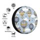 thumbnail image 4 of Fotbe Balloon Vintage Funda de Llanta de Repuesto con Estampado, Engrosada, Ajuste Universal para Jeep, Remolque, RV, SUV, Camión-14 inch, 4 of 6